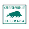 Care For Wildlife, Badger Area (Badger Symbol)