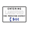 Entering (Name) Fire Protection District 9-1-1 phone #