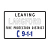 Leaving (Name) Fire Protection District 9-1-1 phone #