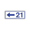 ( x ) km Left Arrow Tab