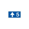 Ahead Arrow ( x ) km Tab