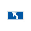 Angled Ahead Left Arrow Tab