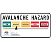 Avalanche Hazard Low to Extreme (setting options),