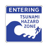 Entering Tsunami Hazard Zone