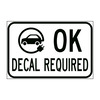 clean air vehicles ok in hov lanes, decal required