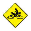 off road vehicle crossing - left