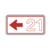 ( x ) km Left Arrow Tab